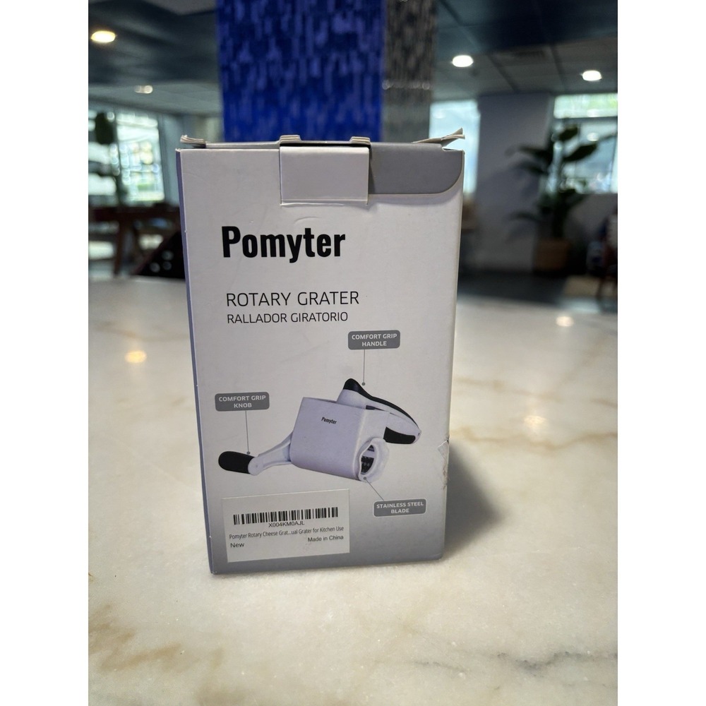 Brand New In Box Pomyter Rotary Grater Handheld Kitchen Tool Stainless Steel